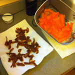 Carrot bacon – All vitamins, minerals, and carrot taste removed