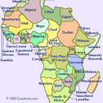 Africa pizza – Can you name the countries?