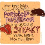 Portobello mushrooms are as good as steaks (Wordless Wednesday)