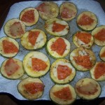 Zucchini pizza appetizers – Who needs a crust?