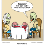 Zombie food critics (Wordless Wednesday)