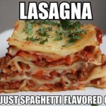 Spaghetti flavored cake